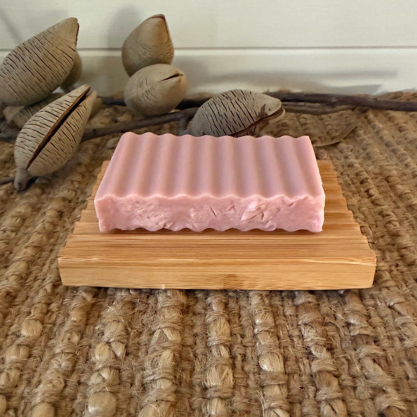 bamboo soap dish