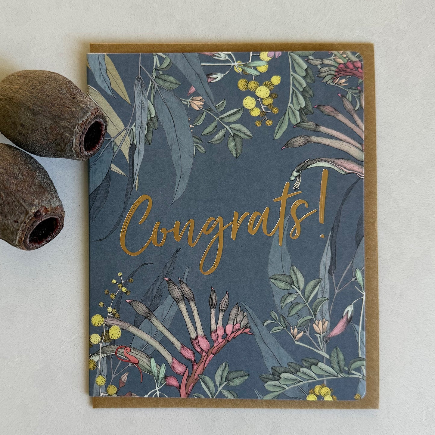botanical gift card : 4 design options