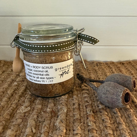 homemade body scrub