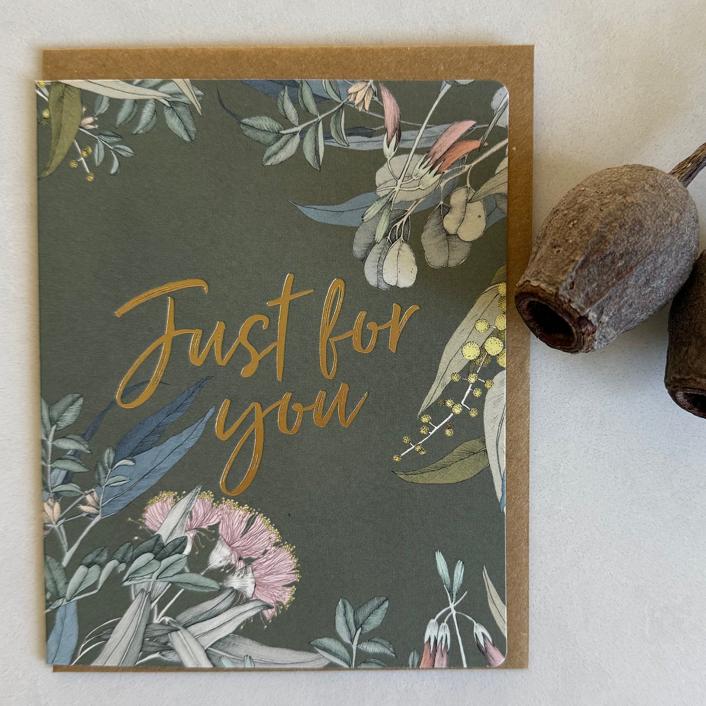 botanical gift card : 4 design options
