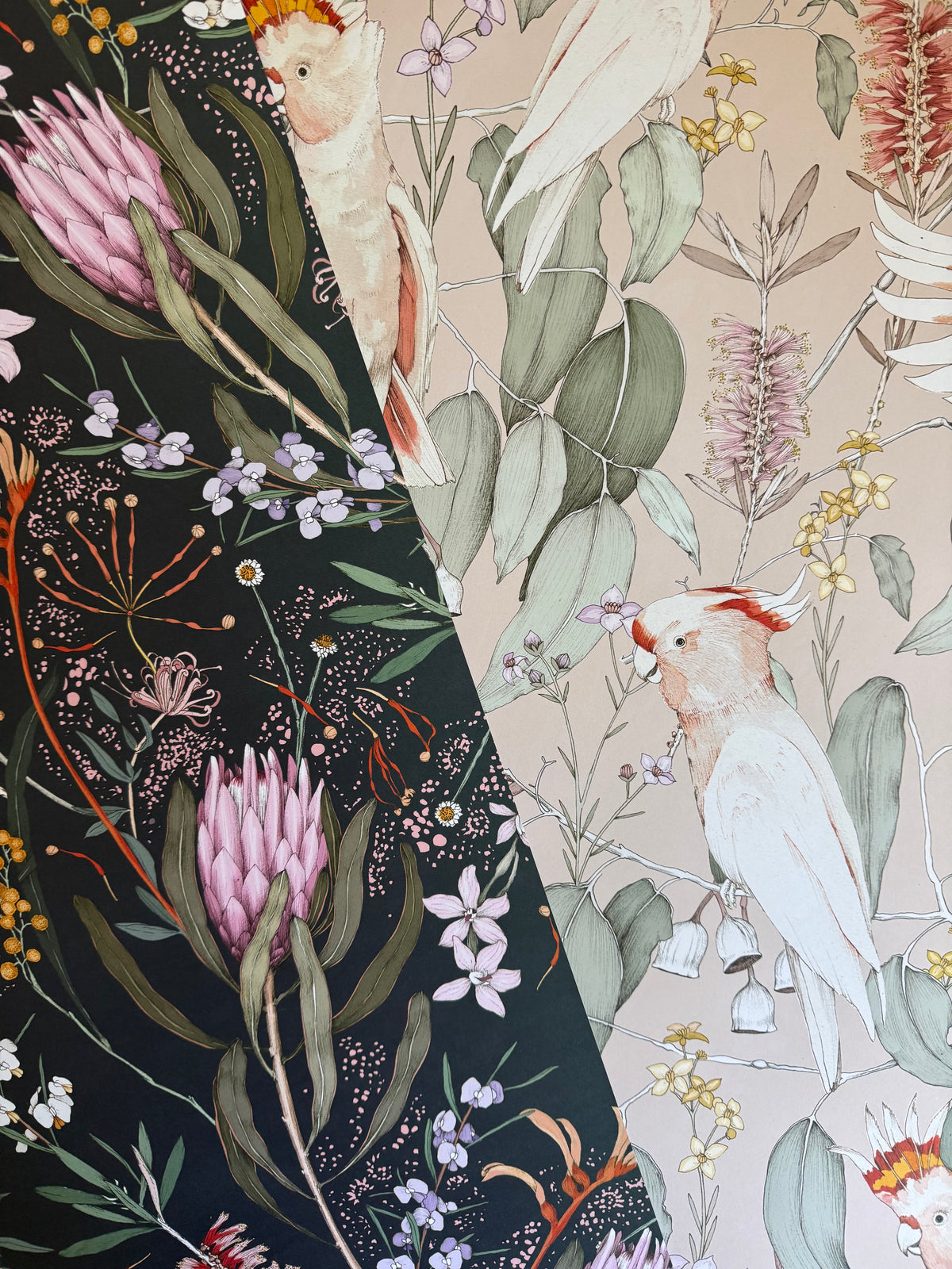 botanical gift wrapping : 4 design options